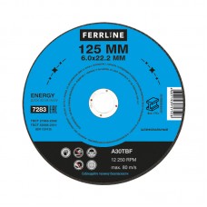 Круг для шлифования FerrLine Energy 125 х 6 х 22,2 мм A30TBF