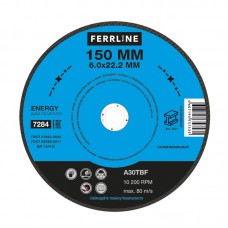 Круг для шлифования FerrLine Energy 150 х 6 х 22,2 мм A30TBF