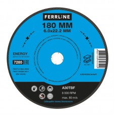 Круг для шлифования FerrLine Energy 180 х 6 х 22,2 мм A30TBF